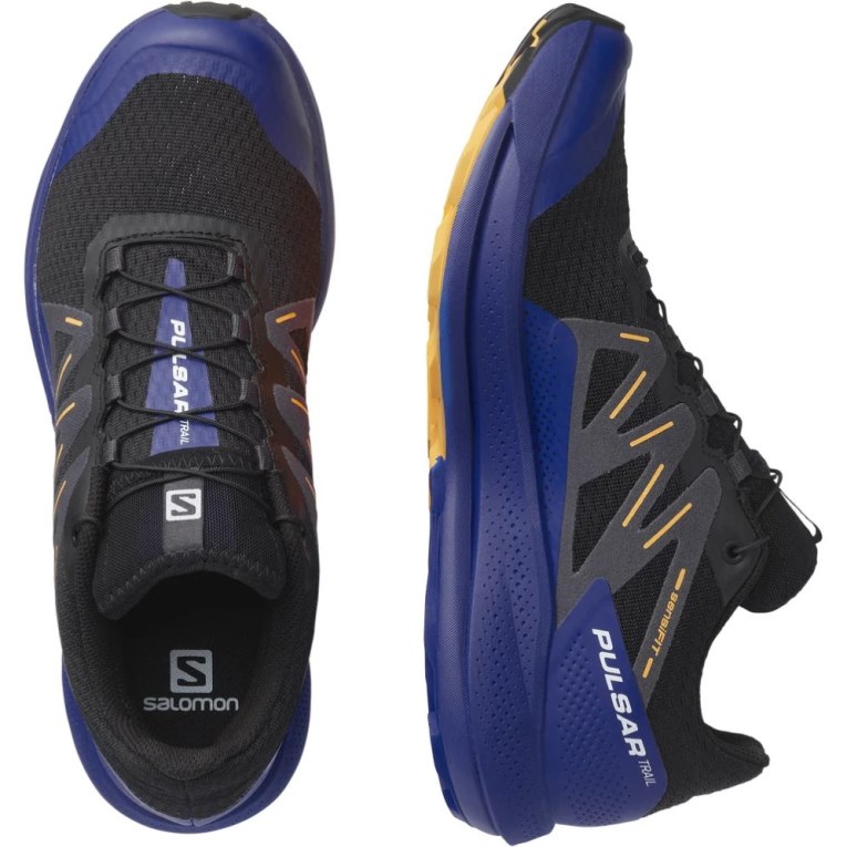 Tenis Para Trail Running Salomon Pulsar Hombre Azules Negros | MX ZKXV567